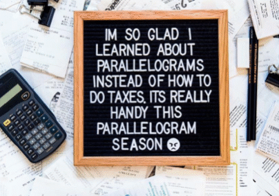 Taxes vs parralellograms